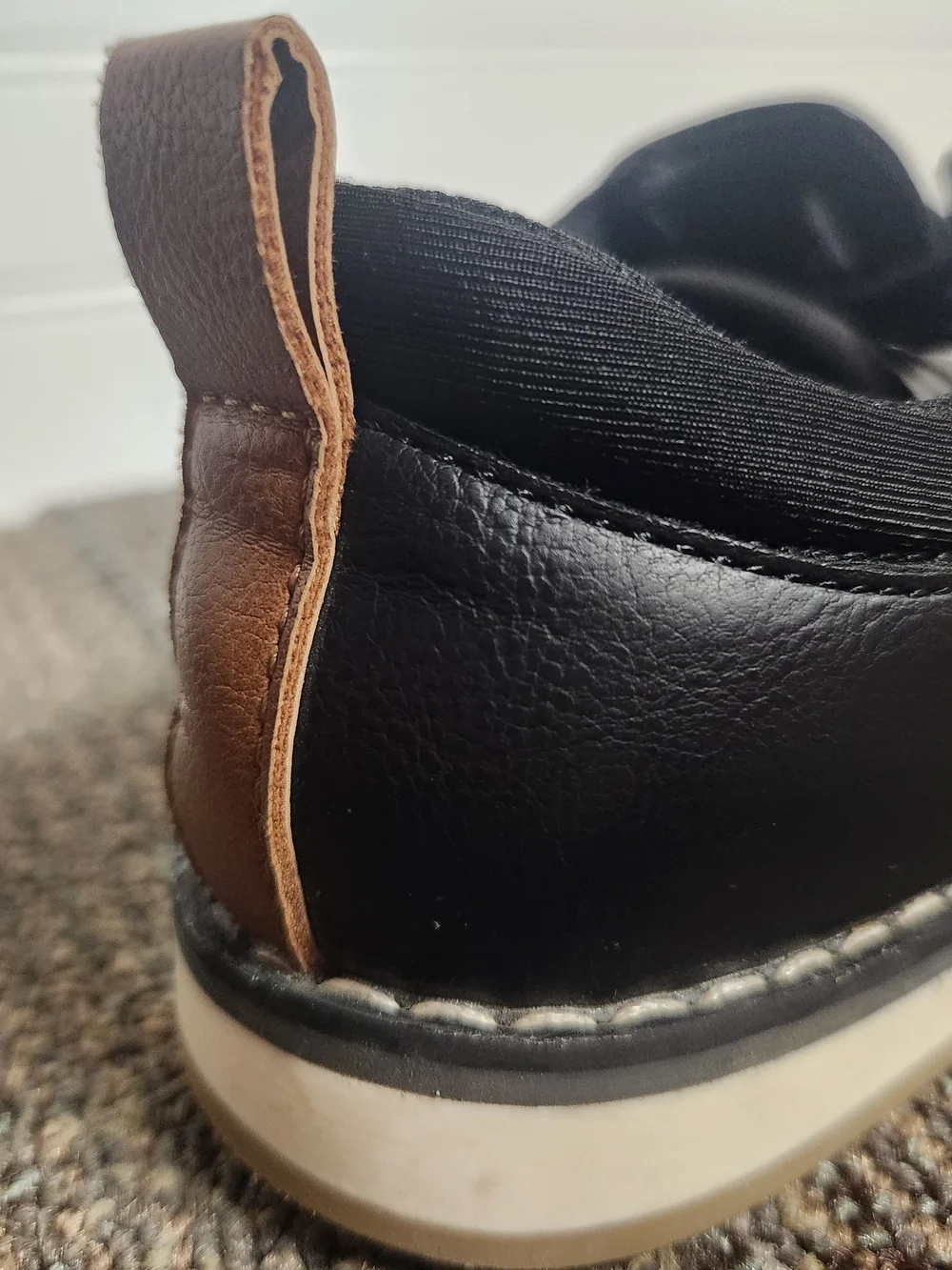Thereabouts boys size 13 casual dress shoes Black And Brown Lace Tie